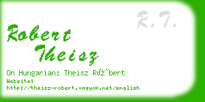 robert theisz business card